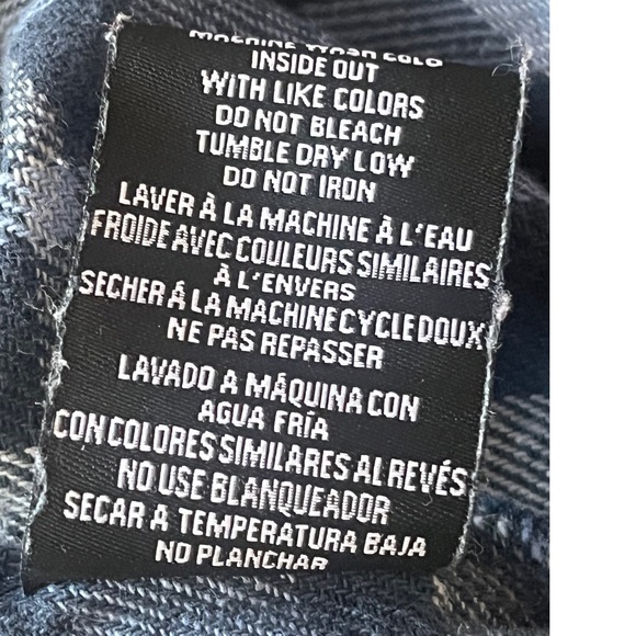 The Simpsons Plaid Hooded Flannel Shirt Bart Lisa Skeleton Graphic Men's LG - Picture 8 of 8